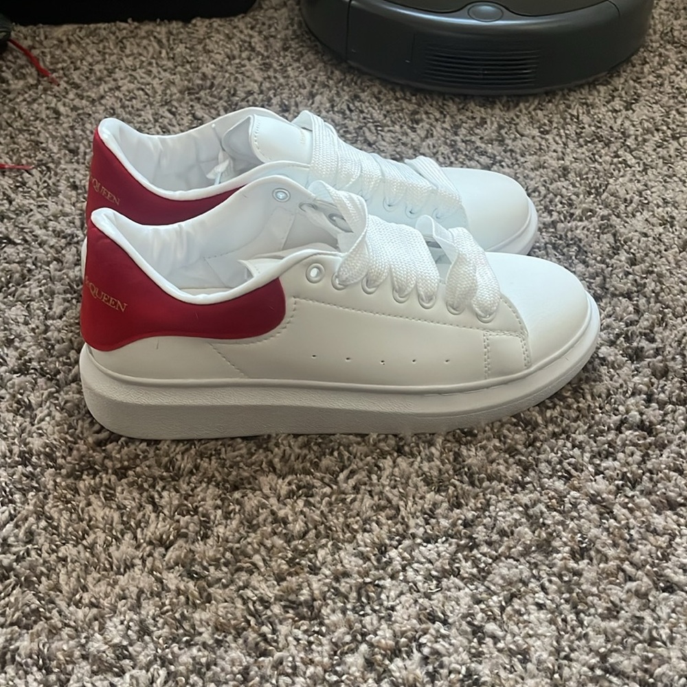 Red and white Alexander McQueens
